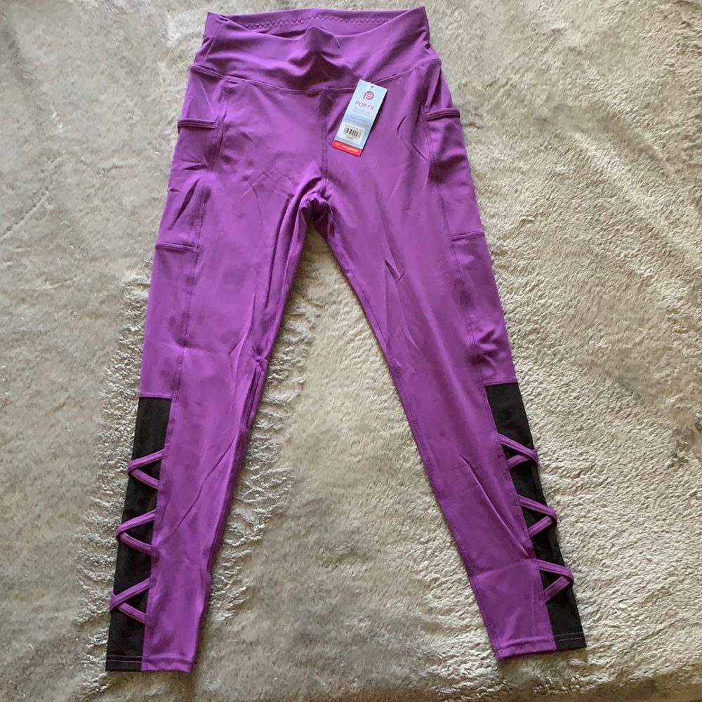POP Fit  Purple Leggings- Lily style